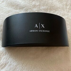 Armani Exchange Black Glasses Case